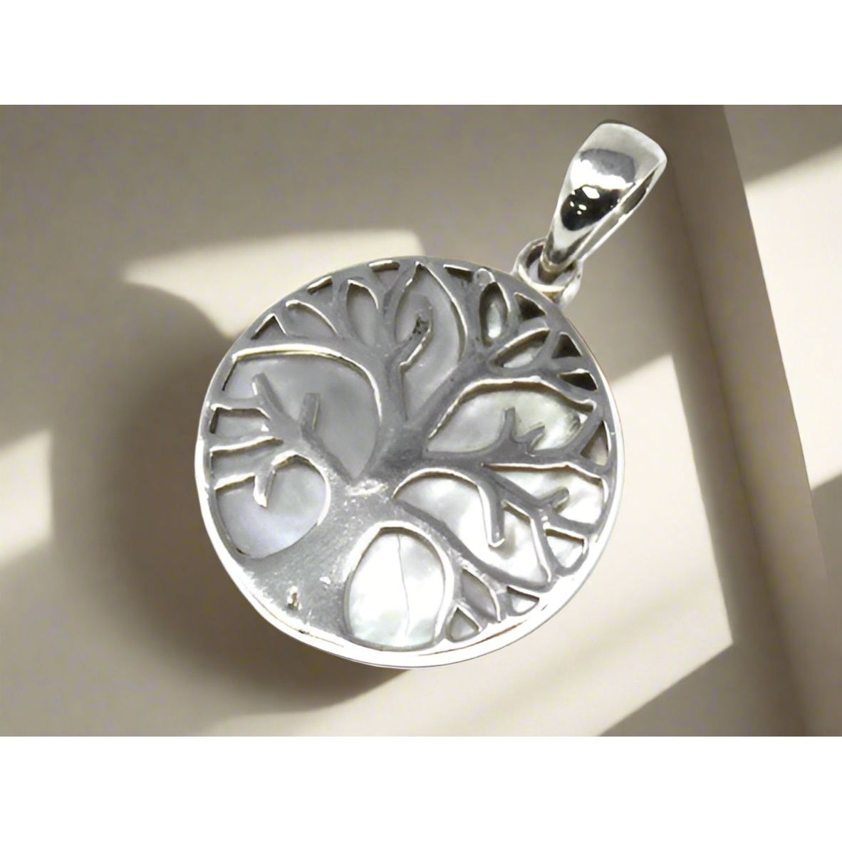 Tree of Life Silver Pendant 22mm