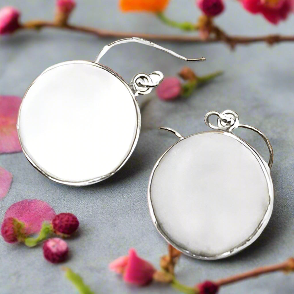 Tree of Life Silver Earrings 15mm
