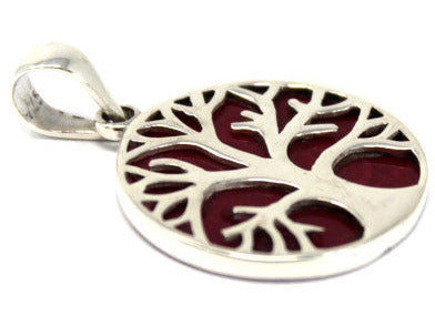 Tree of Life Silver Pendant 22mm