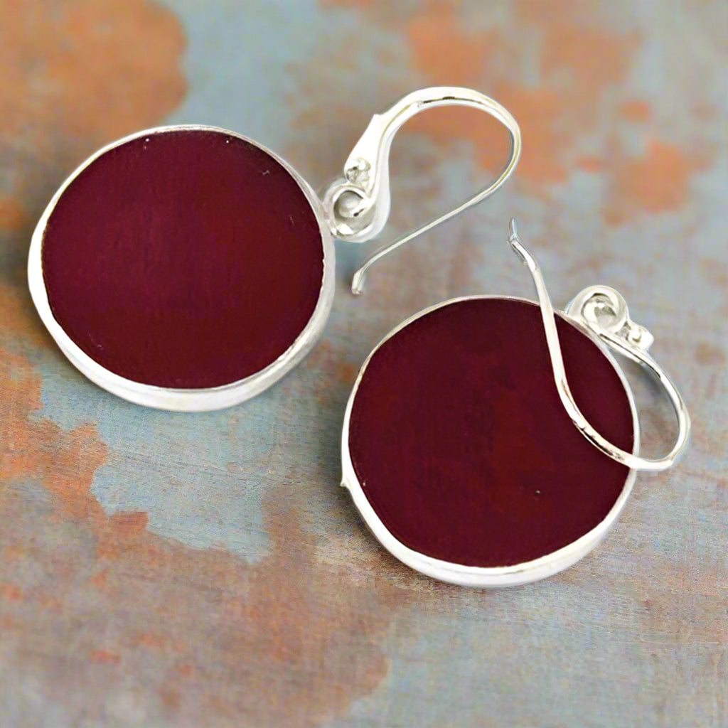 Tree of Life Silver Earrings 15mm