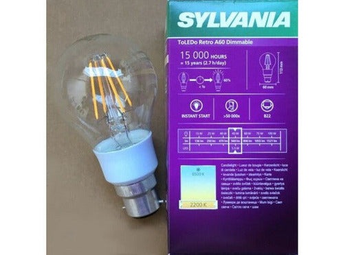 Sylvania ToLEDo Retro A60 Dimmable Bulb x 2