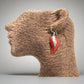 925 Silver Coral Earrings