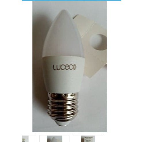 Luceco LED Candle Bulb E27/ES 5.5W 2 Pack