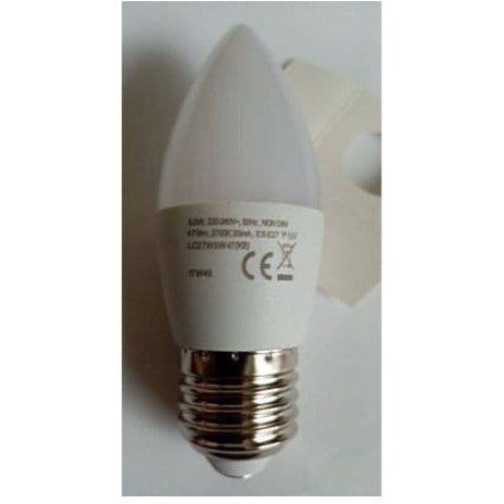 Luceco LED Candle Bulb E27/ES 5.5W 2 Pack - hightectrading.com
