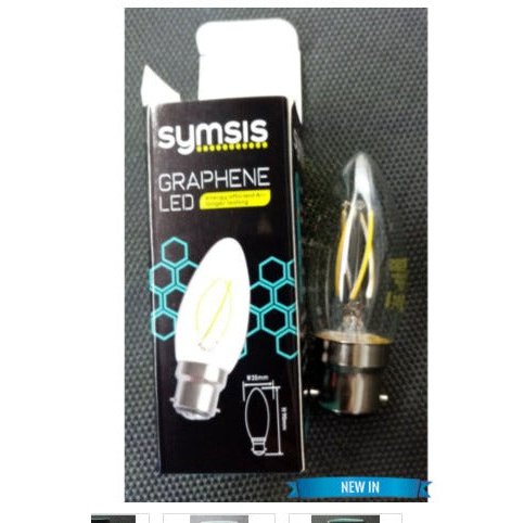 Symsis Graphene LED Candle Bulb x 2 Pack - hightectrading.com
