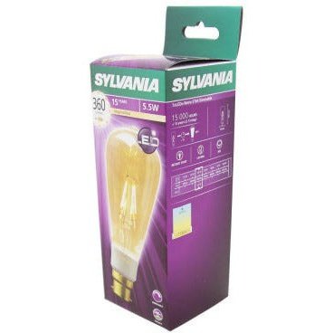 Sylvania ToLEDo LED Retro ST64 Bulb x 2