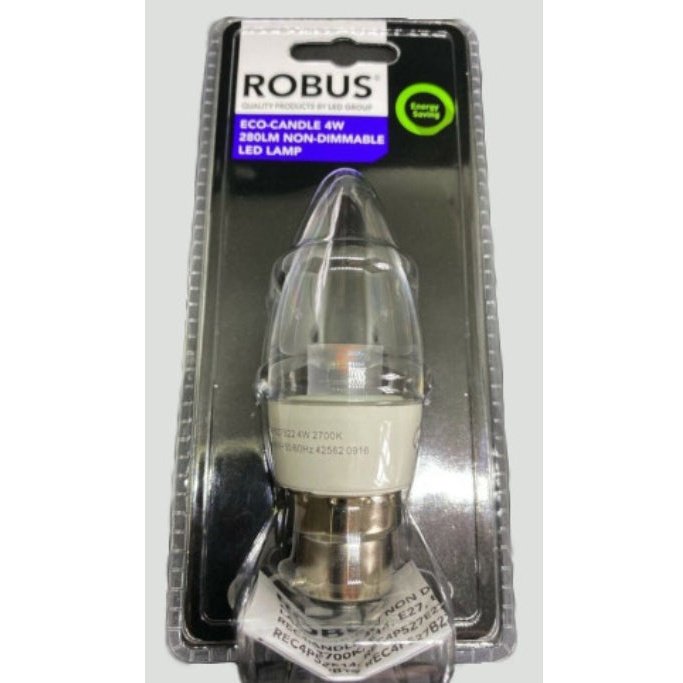 Robus LED Candle Bulb 2/4/8 Pack - SPECIAL OFFER