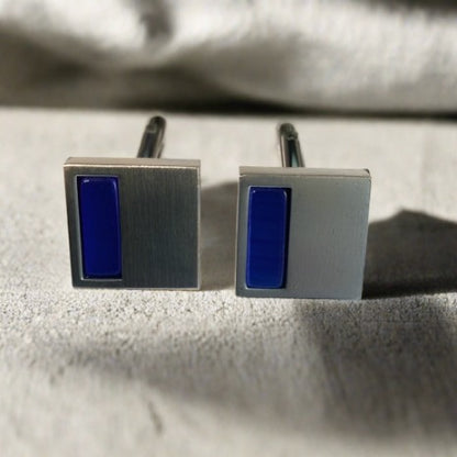 Assorted Stainless Steel & Coloured Cufflinks