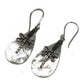 Mother Of Pearl, Shell & Silver Earrings