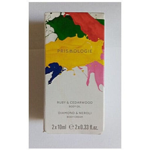 Prismologie Ruby & Cedarwood Body Oil And Diamond & Neroli Body Cream x 10