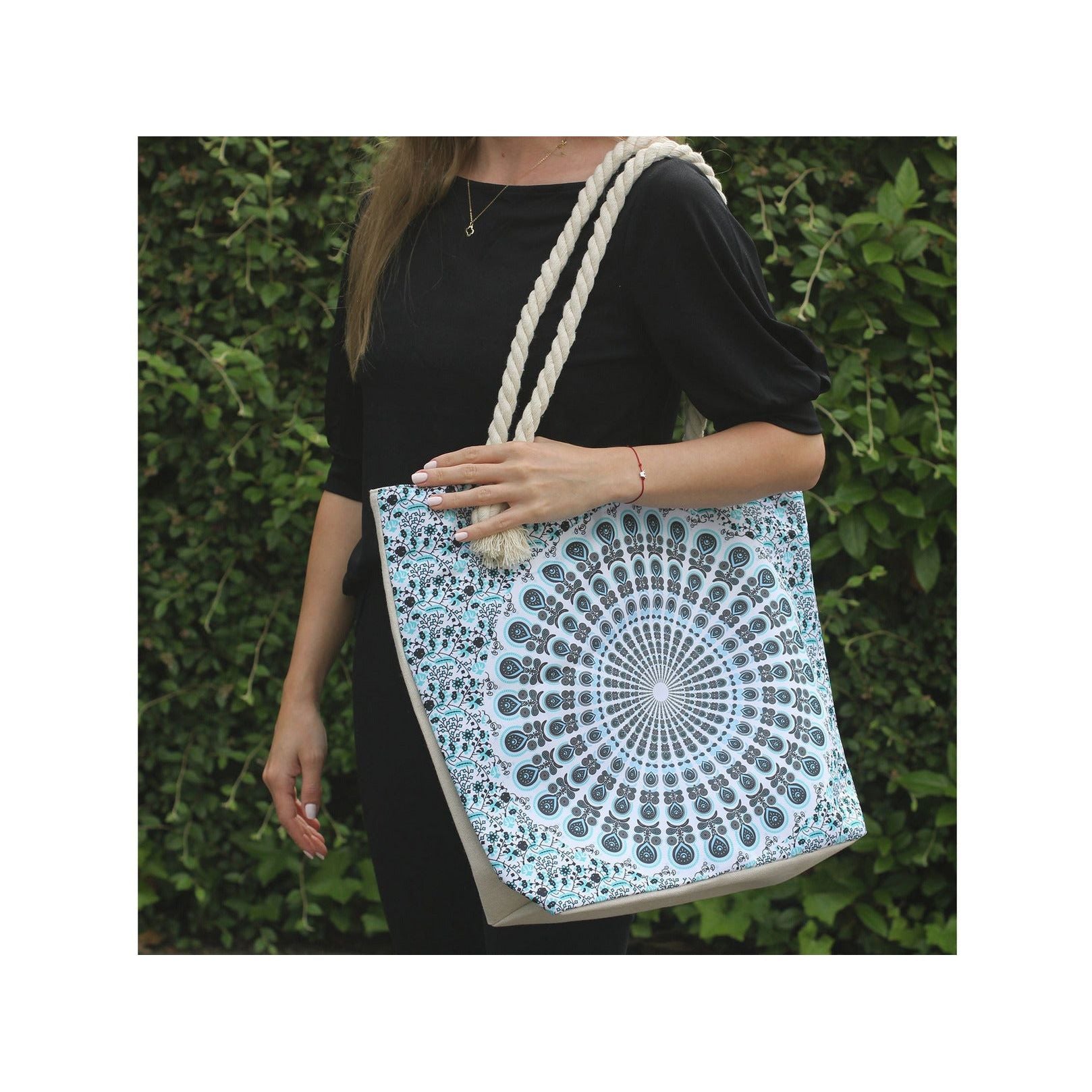 Rope Handle Mandela Bag