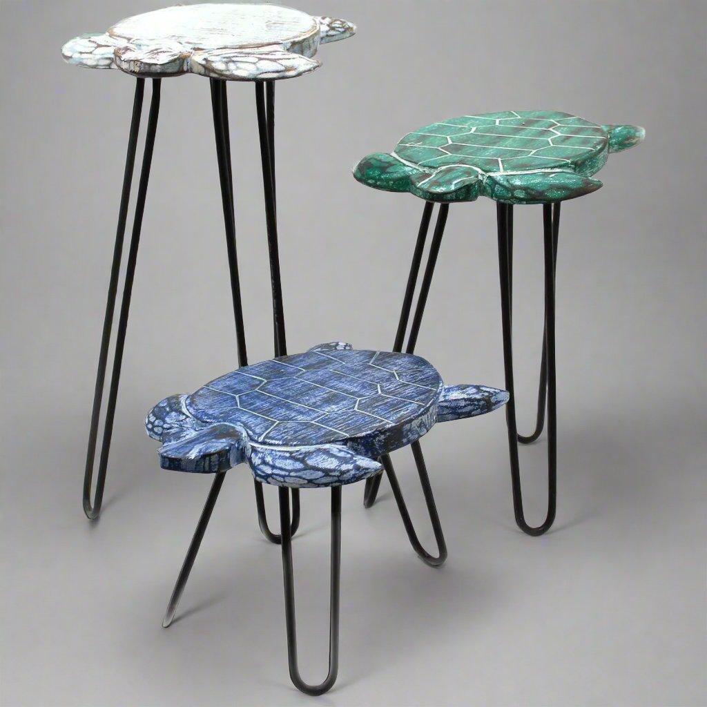 Set of 3 Wood Plant Stands